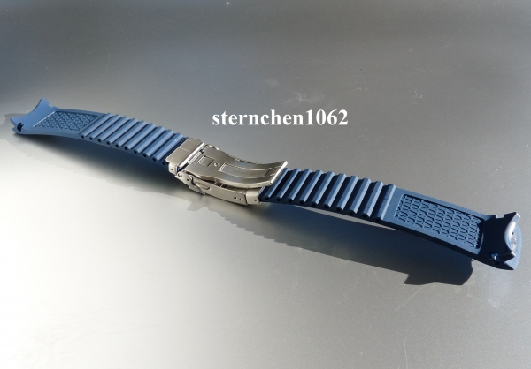 Davosa * watch strap * Argonautic rubber band * blue * 22 mm