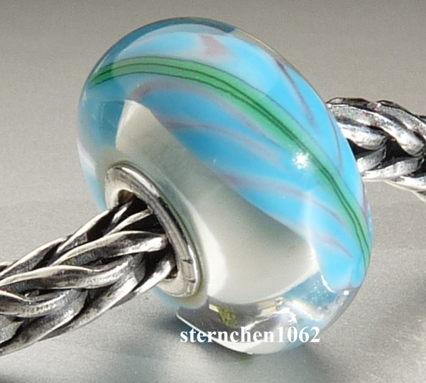 Trollbeads * Blauer Bambus * 01