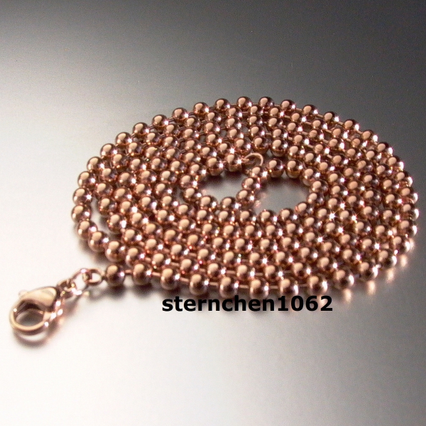 Flower Child Necklace * stainless steel * IP rosegold * 80 cm