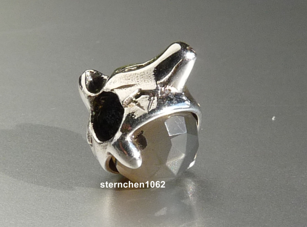 Trollbeads * Wahrer Instinkt - Wolf mit grauem Mondstein * 02