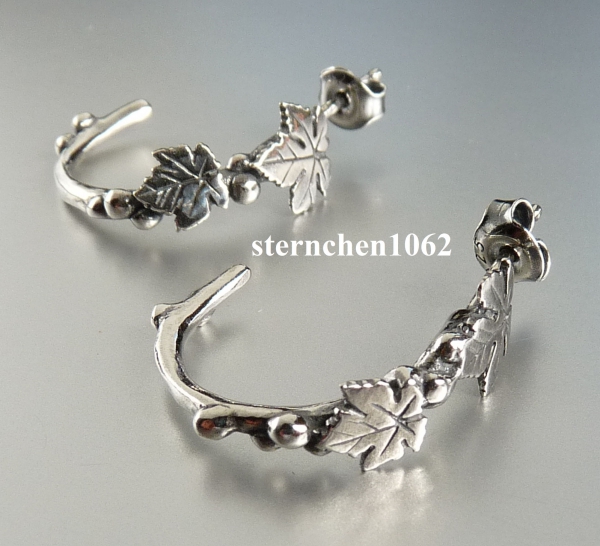 Trollbeads * Weinblatt Creolen *