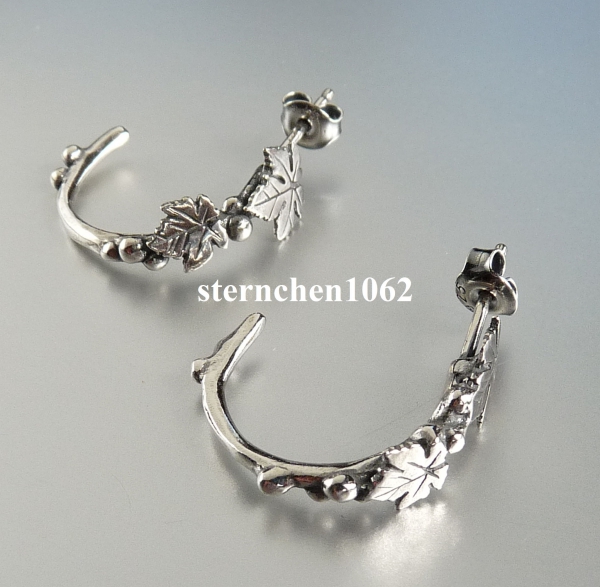 Trollbeads * Weinblatt Creolen *