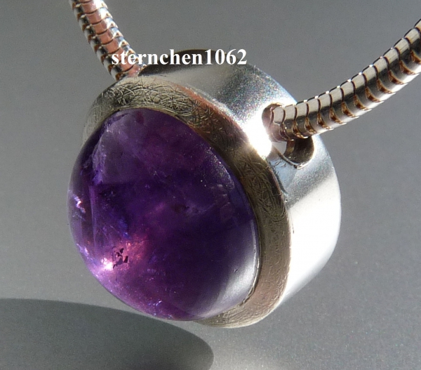 Necklace with Amethyst * 925 Silver *