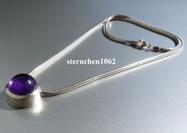 Necklace with Amethyst * 925 Silver *
