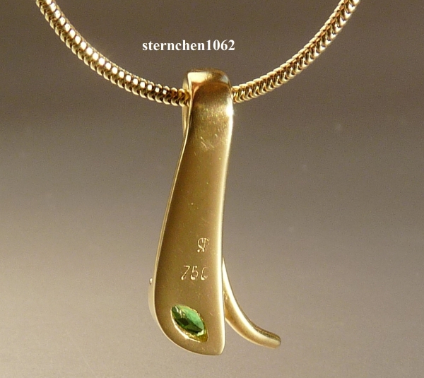 Anhänger * Tsavorit * 750 Gold