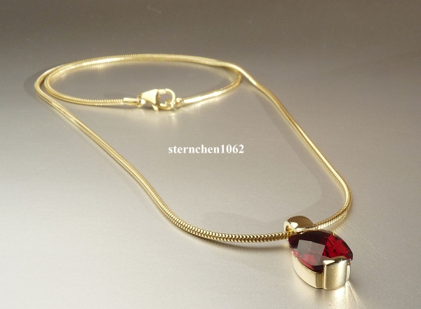 Anhänger * Granat * 585 Gold