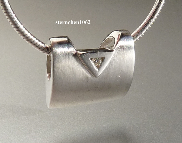 Anhänger * Brillant * 585 Weißgold