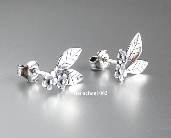 Trollbeads * Anmutige Blume Ohrstecker *