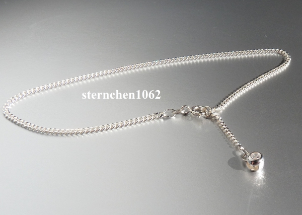 Anklets * 925 Silver * Zirconia * 25 cm