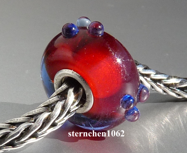 Trollbeads * Blue flower with buds * retired * 09
