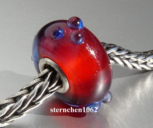 Trollbeads * Blue flower with buds * retired * 09