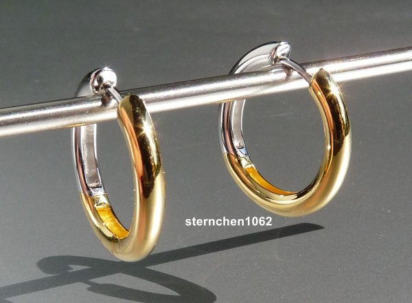 Creolen * 925 Silber * vergoldet