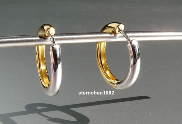 Creolen * 925 Silber * vergoldet
