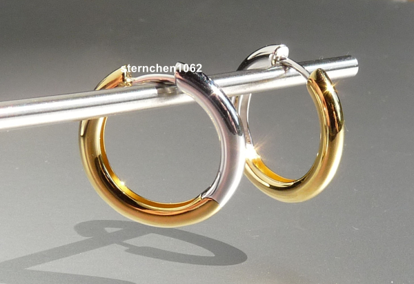 Creolen * 925 Silber * vergoldet