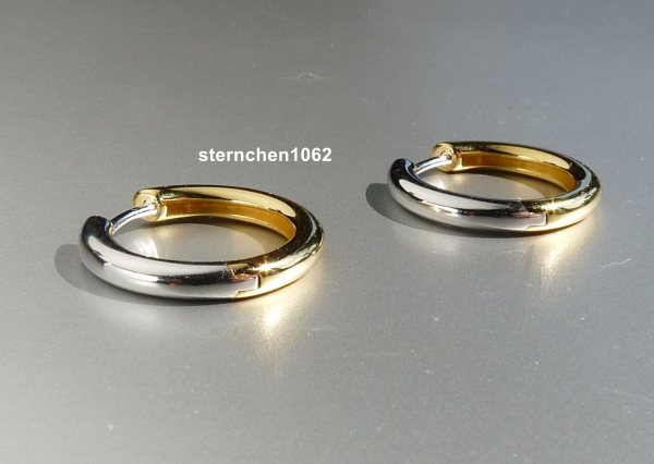 Creolen * 925 Silber * vergoldet