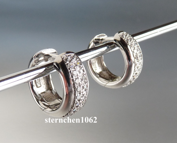Creolen * 925 Silber * Zirkonia