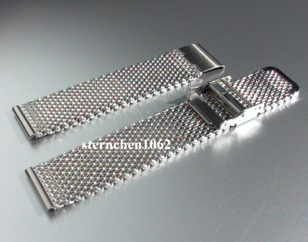Eulit * Stainless Steel watch strap * Milanaise * 20 mm