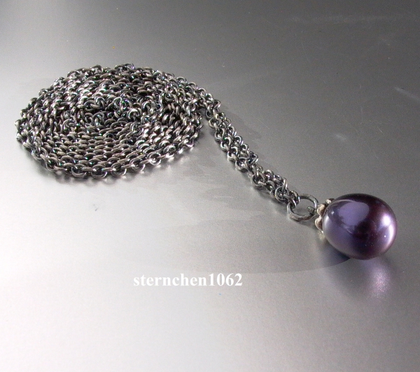 Trollbeads * Fantasy Necklace with Peacock Pearl * 70 - 120 cm *