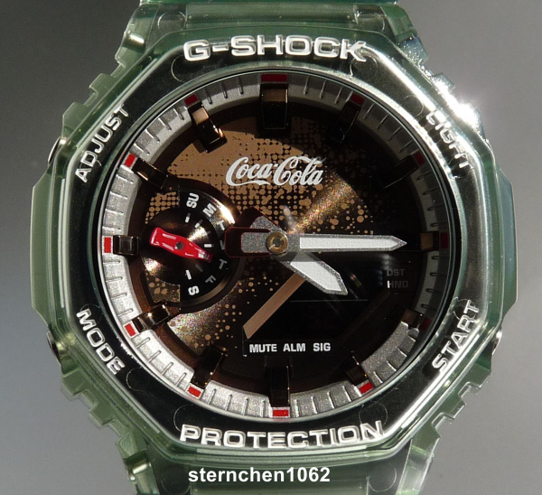 Casio * G-Shock & Coca Cola Kooperationsuhr * GA-2100CC-3AER * Sonder Edition