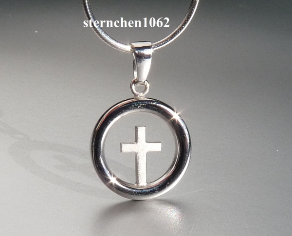 Halskette * Kette mit Kreuz Anhänger * 925 Silber