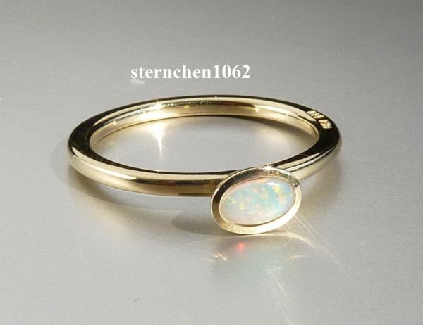 Ring * 585 Gold * Opal
