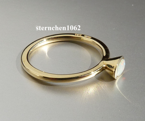 Ring * 585 Gold * Opal