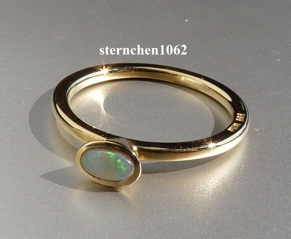Ring * 585 Gold * Opal