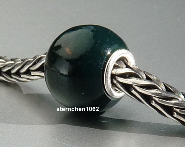 Trollbeads * Runder Grüner Chalzedon * 05