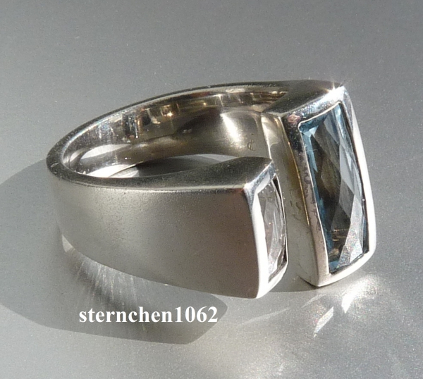 Unique * Ring * 925 Silver * Topaz