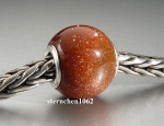 Trollbeads * Round Brown Goldstone * 06