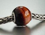 Trollbeads * Rundes Rotes Tigerauge * 05